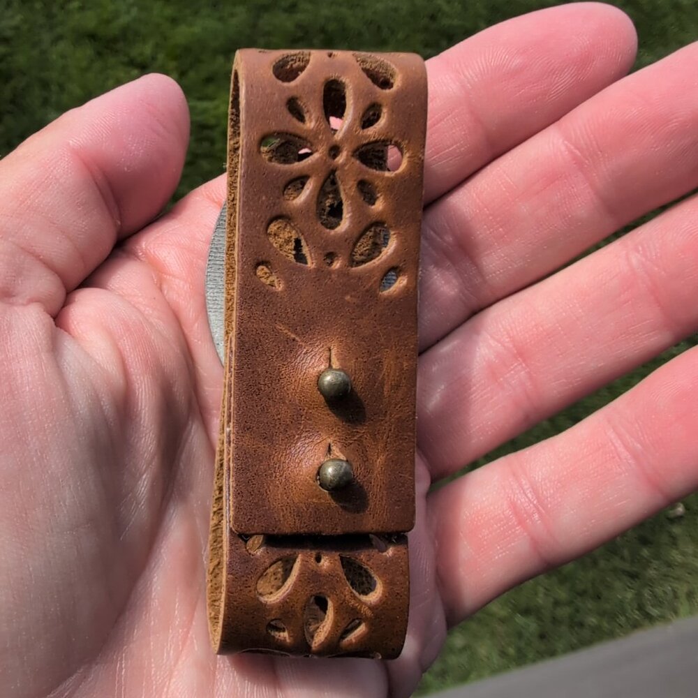Blessed Beyond Measure Leather Banded Bracelet - Picture 3 of 6
